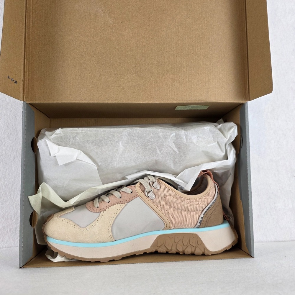 Palladium Troop Runner Sneakers Men's 8 Women's 9.5 Ivory Cream Moonbean ‎ NIB